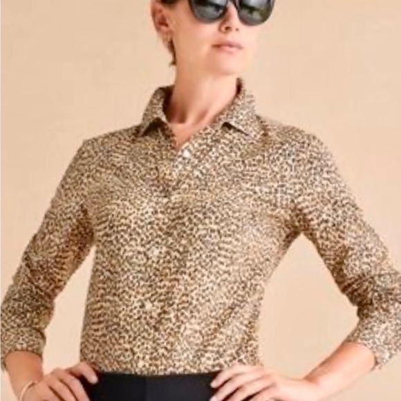 J. McLaughlin Tops - J.McLaughlin Animal Print Lois Top. NWOT.